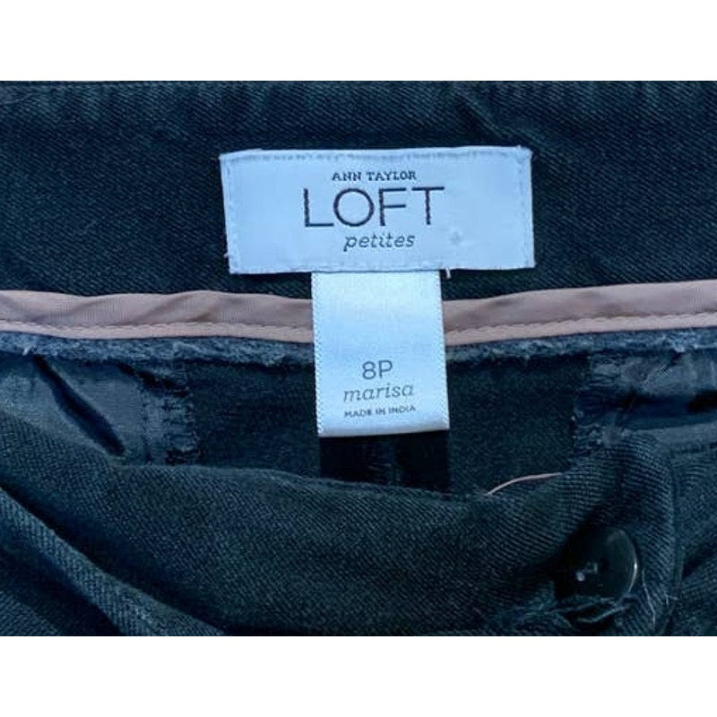 Ann Taylor LOFT Petites 8 Black Stretch Jeans Riding Style Cotton Blend Pants