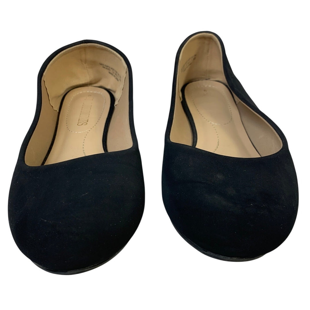 Dream Pairs Womens Size 9 Black Ballet Flats Closed Round Toe Slide On Shoes