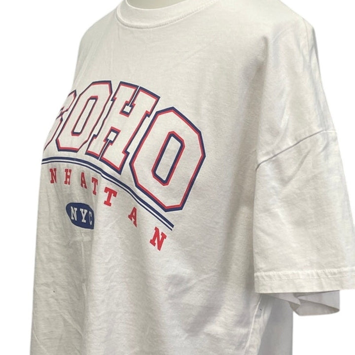 H&amp;M Mens Medium 100% Cotton SOHO Manhattan NYC Short Sleeve Crew Neck Tee Shirt
