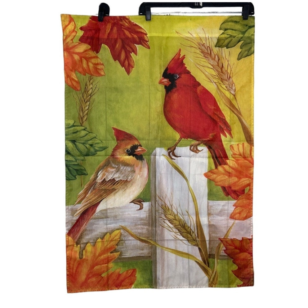 Cardinal Birds 28" by 39" 100% Polyester Colorful Yard Outdoor Flag Banner