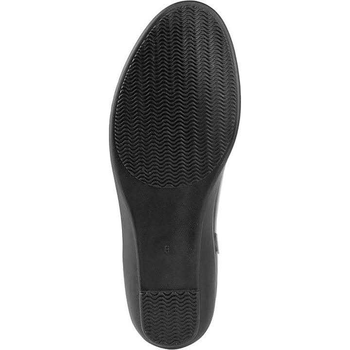 New London Fog Womens Size 8 Shiny Black Pull On Piccadilly Rain Boots Shoes