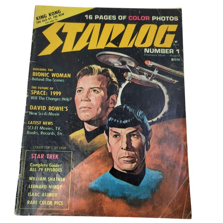 Vintage August 1976 Starlog Magazine 