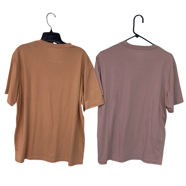 2 New American Eagle Mens Medium Super Soft Standard Fit Short Sleeve Tee Shirts
