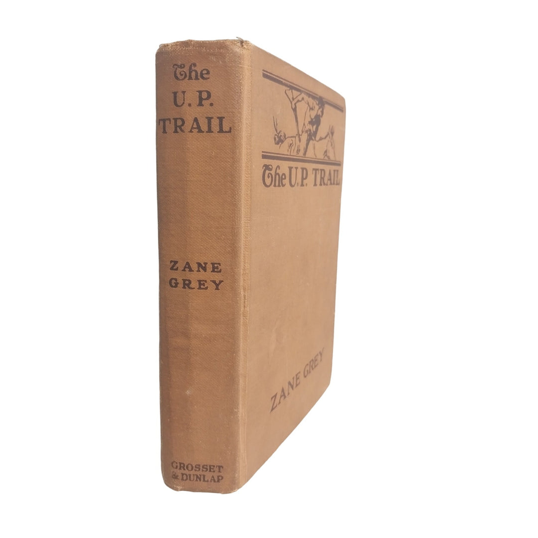 Antique 1918 The UP Trail Hardcover Fiction Novel Book by Zane Grey (Author)