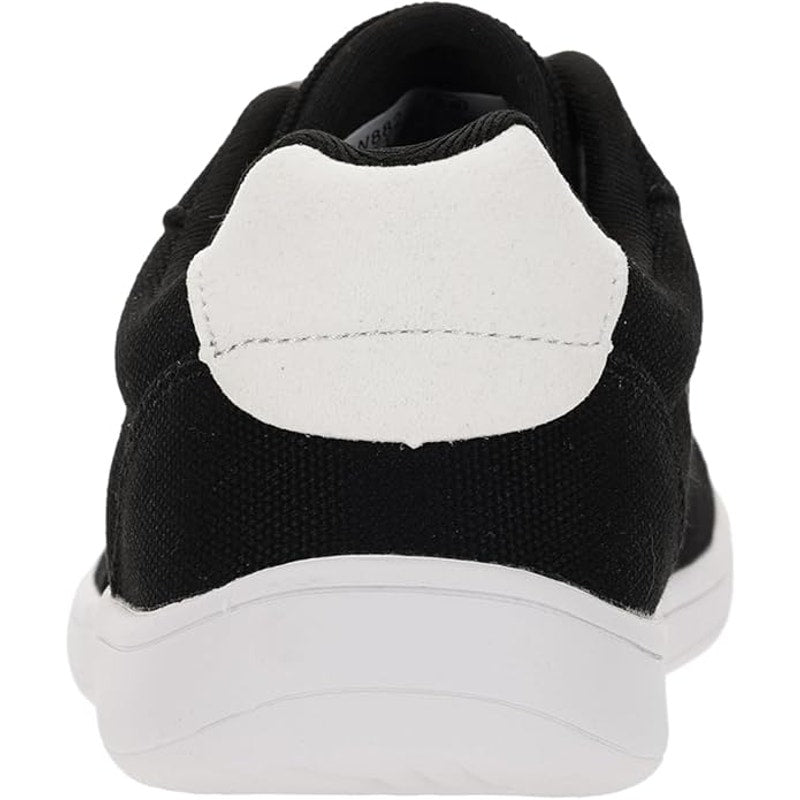 Whitin Womens Size 8.5 Black Canvas Lace Up Wide Toe Box Zero Drop Sneaker Shoes