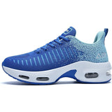 WNA Womens Size 9.5 Blue Mesh Air Cushioned Lace Up Lightweight Athletic Shoes