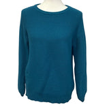 Zesica Womens Small Ribbed Viscose Blend Long Sleeve Crew Neck Pullover Sweater