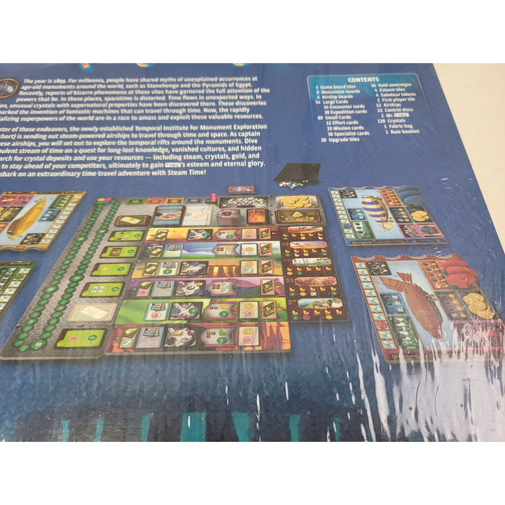 New 2015 Thames &amp; Kosmos Steam Time Steam Punk Board Game Factory Sealed