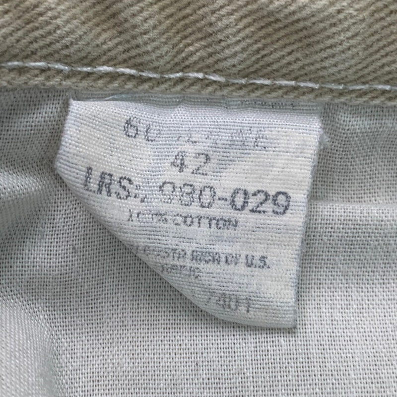 Wrangler Silver Edition Mens Size 42 100% Cotton Light Khaki Denim Long Shorts