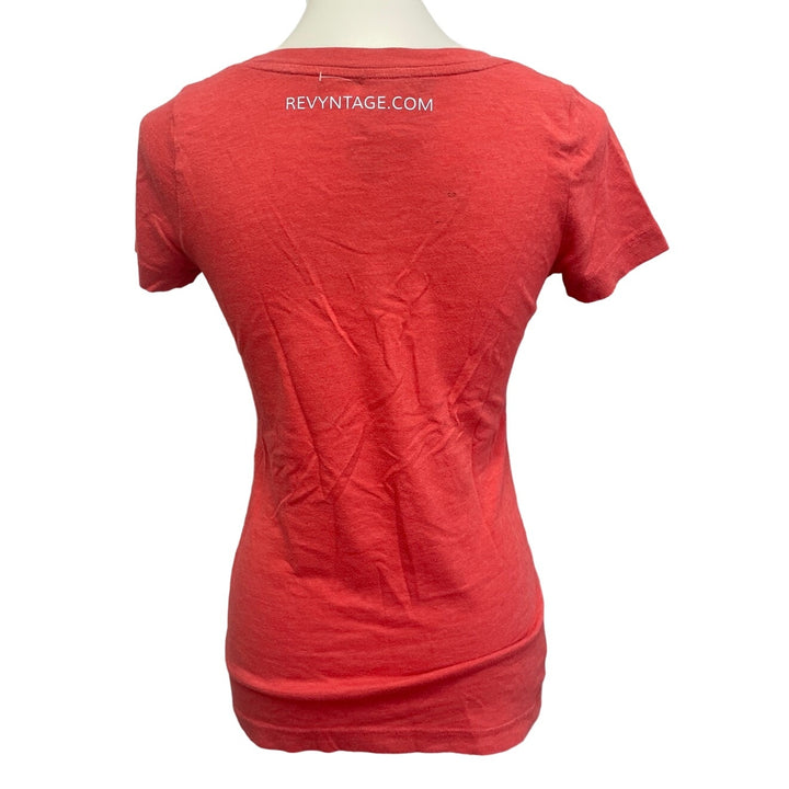 Hand Printed Upcycled Womens Small Saving the Planet is My Superpower Tee Shirt