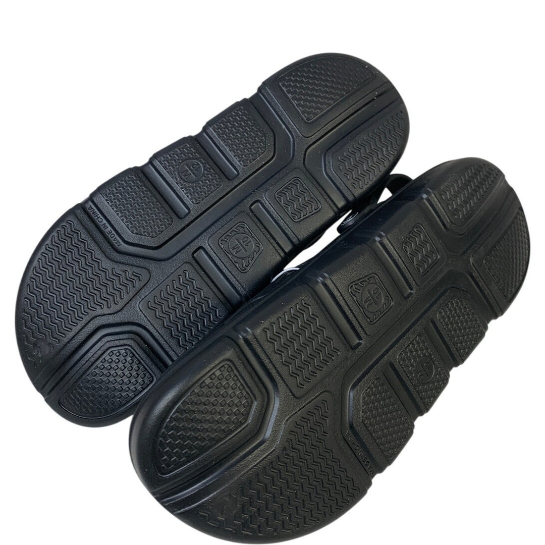 New Mens Size 10 Black Clog Sandal Round Toe Slip On Garden Water Shoes