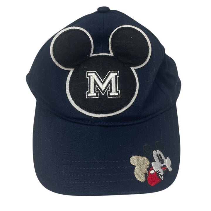 Mickey Mouse Disney Youth Kids Navy Blue Adjustable Strap Baseball Cap Hat