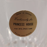 Vintage Princess House Genuine Lead Crystal Silver Plated Handle Hand Bell