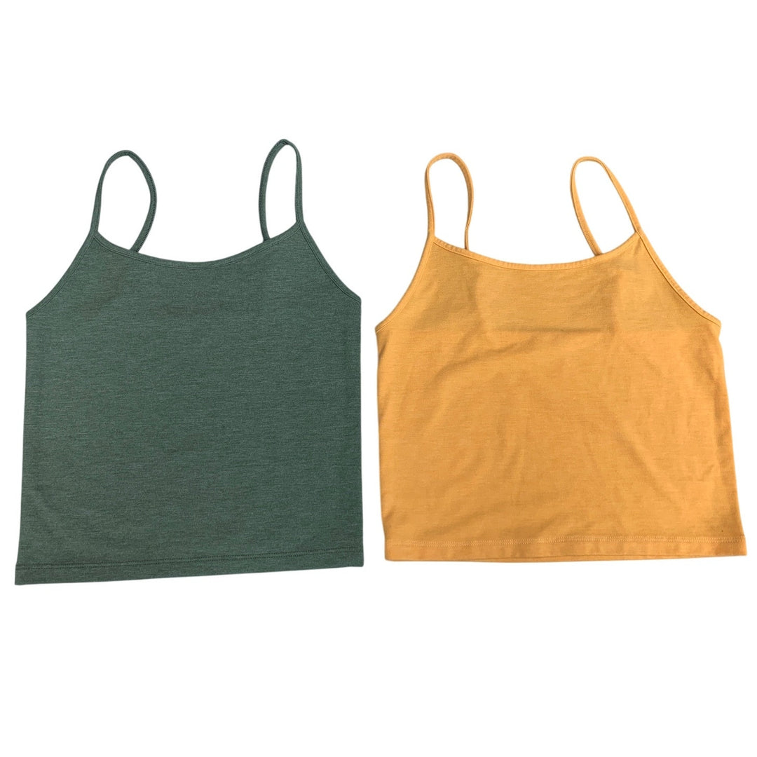 Lot of 2 American Eagle Womens Small Spaghetti Strap Adjustable Tank Tops
