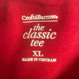 Hand Printed Upcycled Womens XL Saving the Planet is My Superpower Tee Shirt