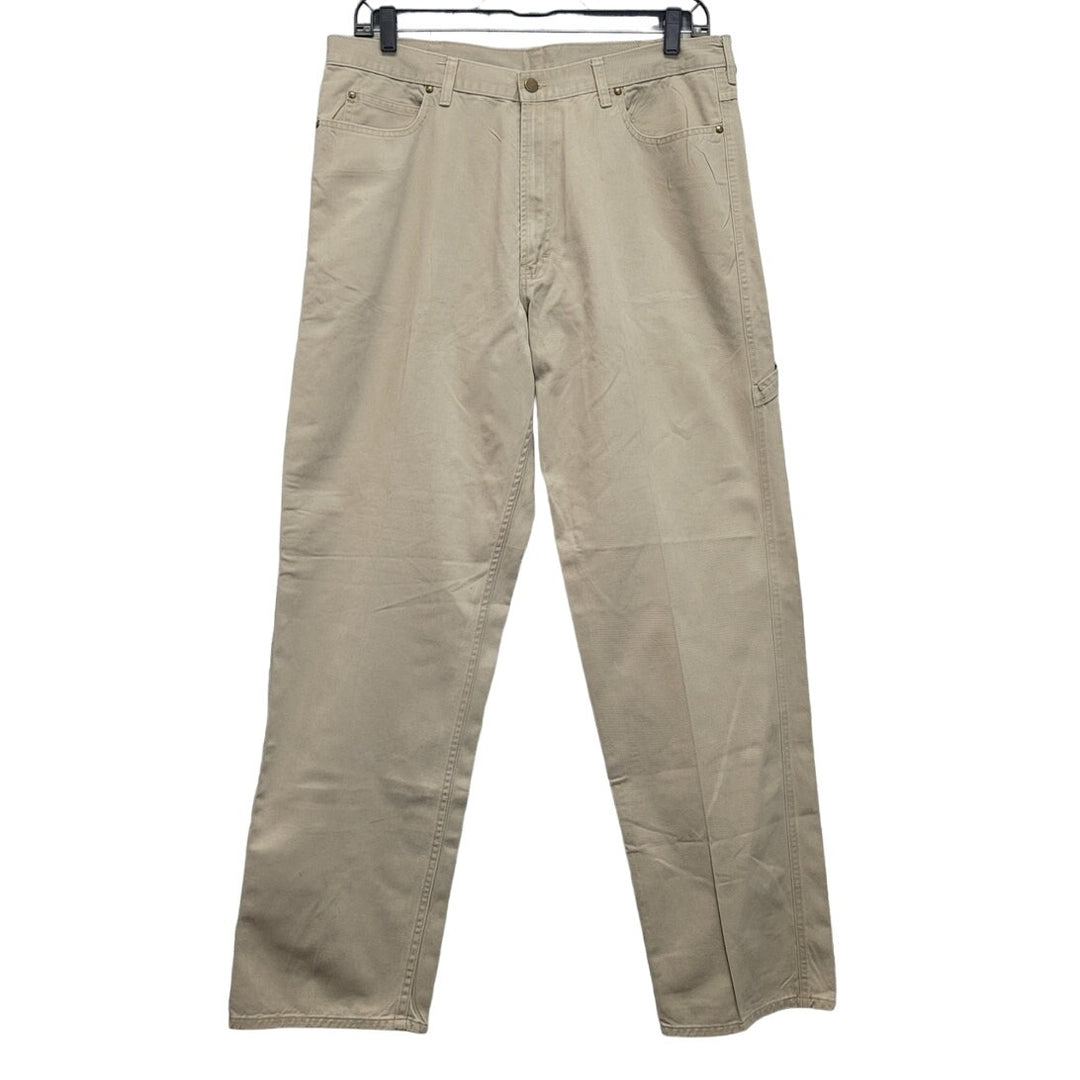 Haggar Generations Mens 38X34 100% Cotton Multi Pocket Flat Front Pants