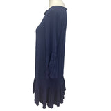 New Draper James Womens Long Bell Sleeve Front Tie Swim Coverup Dress