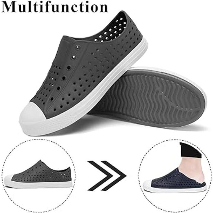 Saguaro Womens Size 8 Gray Slide On Breathable Garden Quick Dry Water Shoes