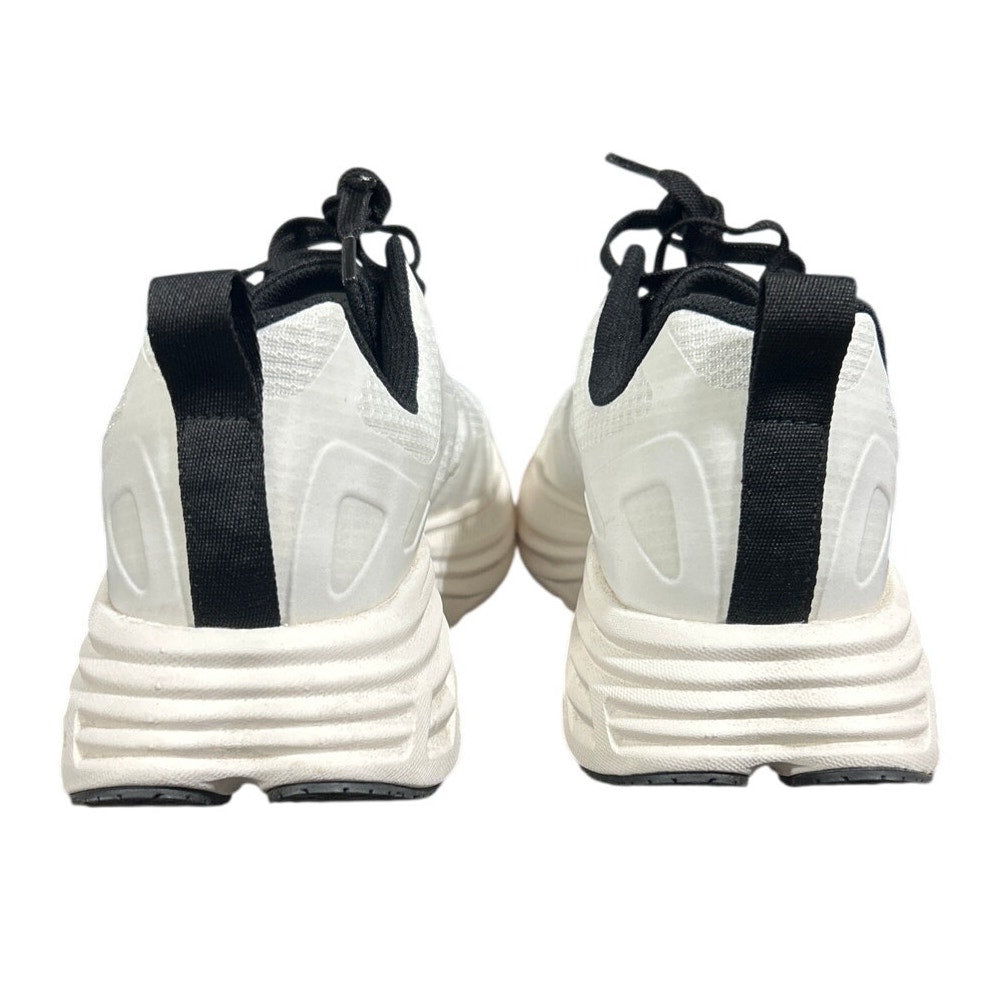 Nortiv 8 Womens Size 8.5 White Black Sneakers Lace Up Round Toe Tennis Shoes