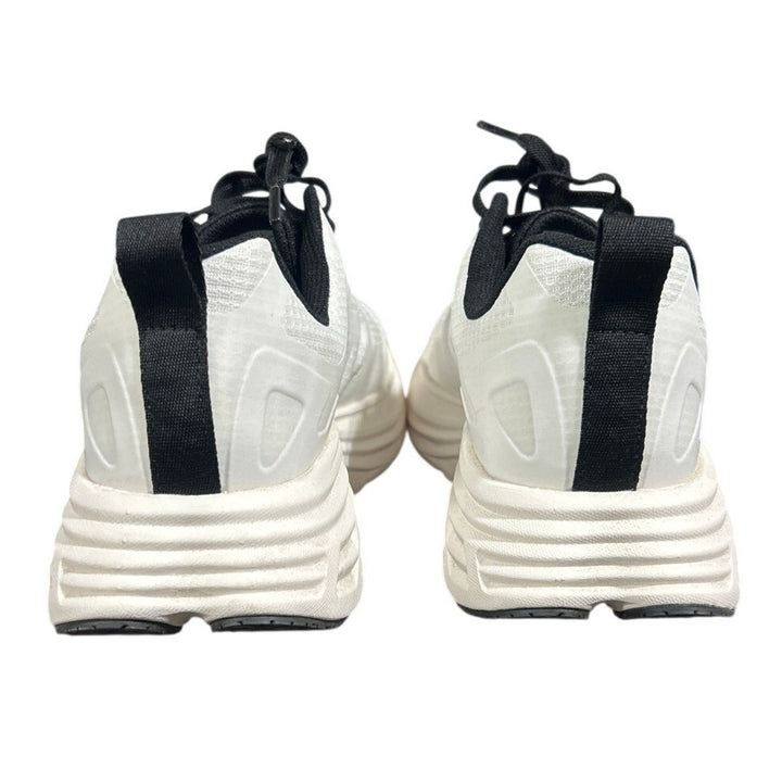 Nortiv 8 Womens Size 8.5 White Black Sneakers Lace Up Round Toe Tennis Shoes