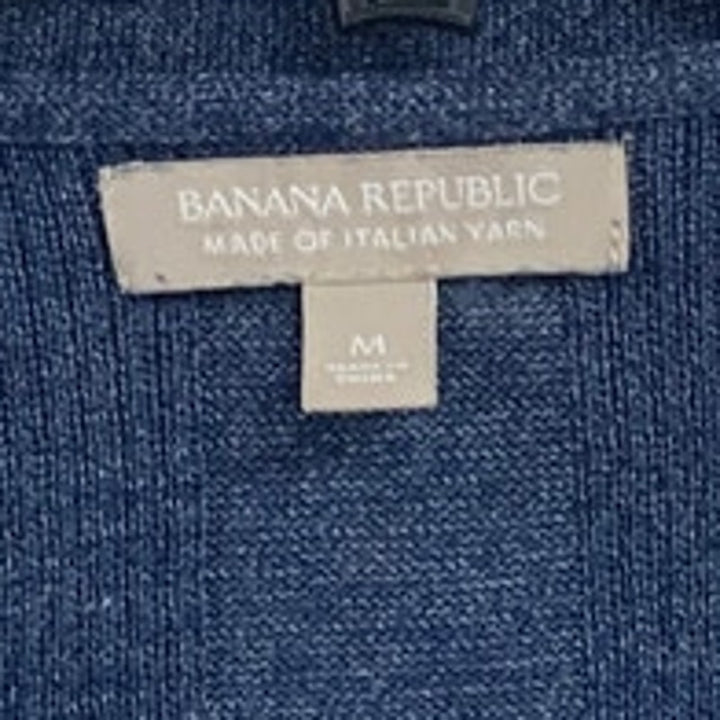 Banana Republic Womens Medium Long Sleeve Button Up Knit Cardigan Sweater