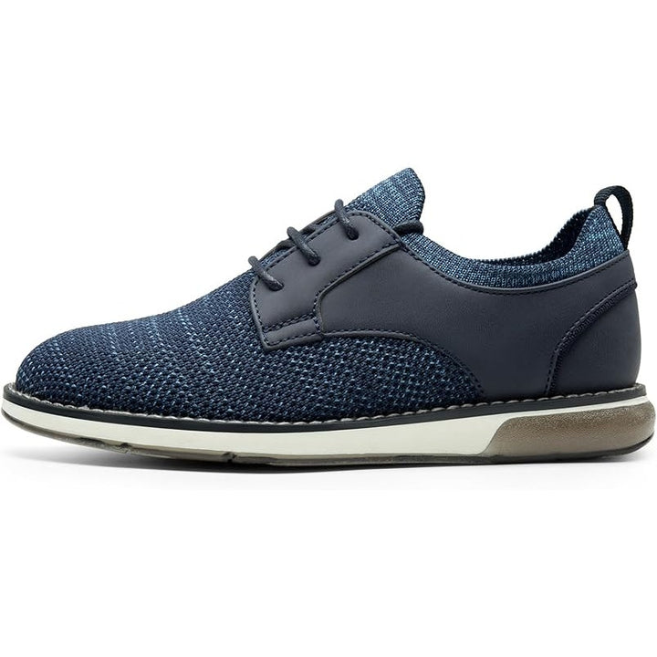 Bruno Marc Little Boy Size 1 Navy Blue Casual Lace Up Dress Oxford Comfort Shoes