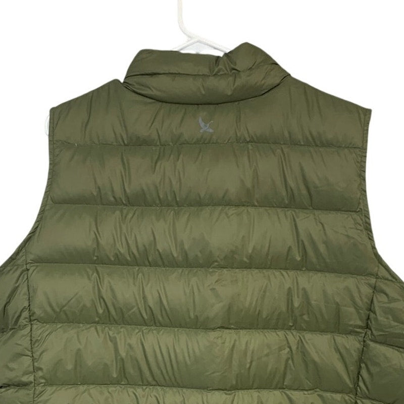 New Eddie Bauer Womens Alder Green 650FP Cirruslite Down Full Zip Puffer Vest
