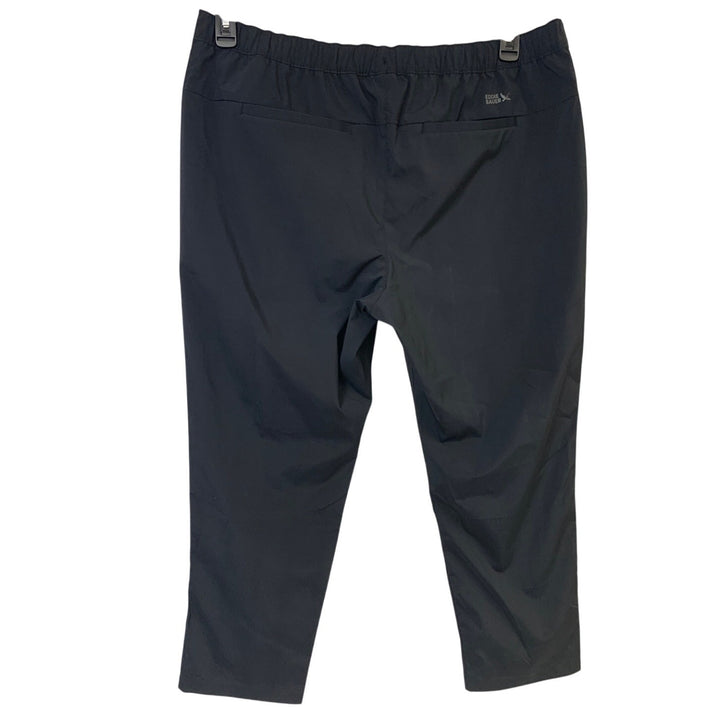 New Eddie Bauer Womens Black XL Rainier Ripstop UPF50+ Athletic Outdoor Pants