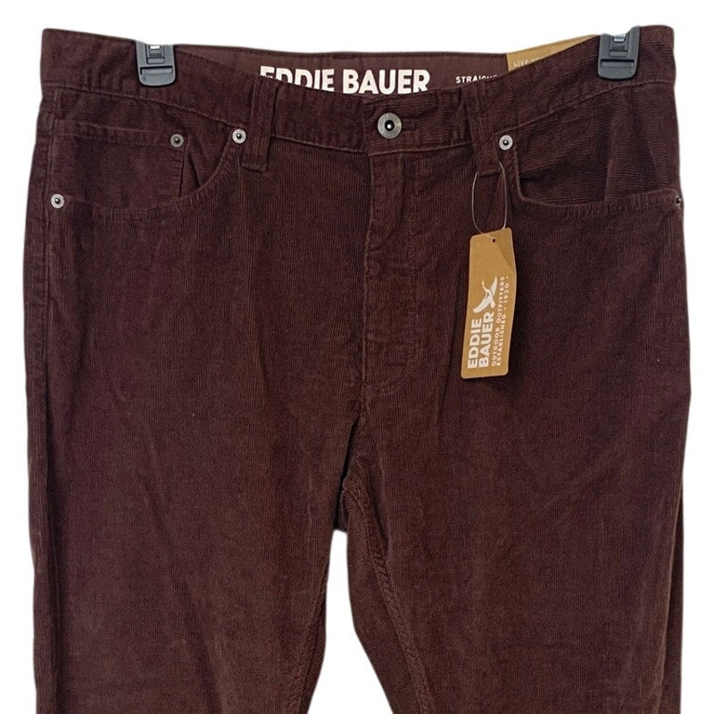 New Eddie Bauer Mens Size 34/32 Plum Eddie&