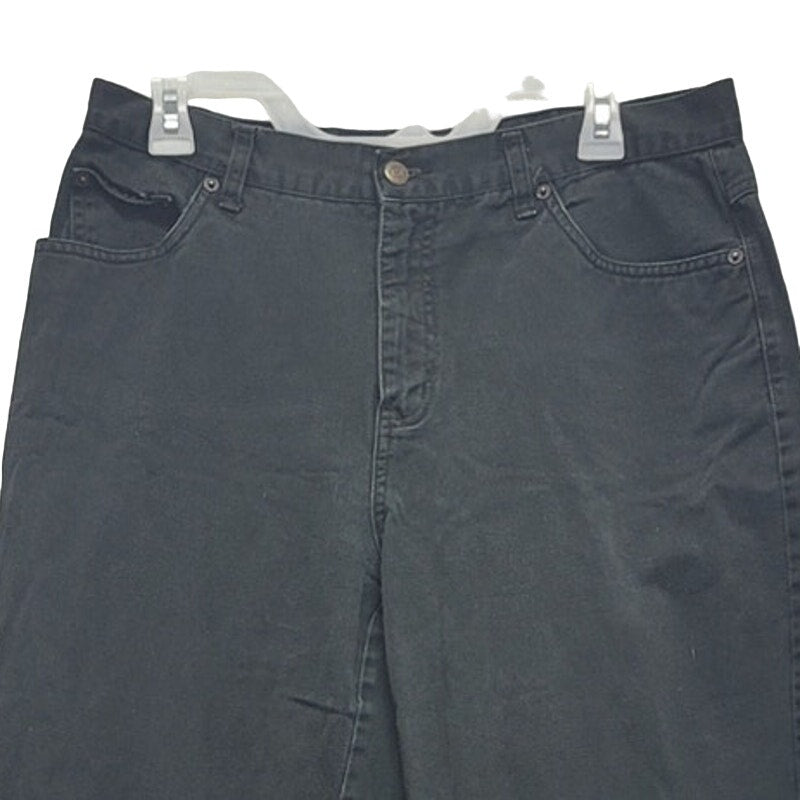 Bill Blass Womens 12 100% Cotton Easy Fit Straight Cut Multi Pocket Denim Jeans