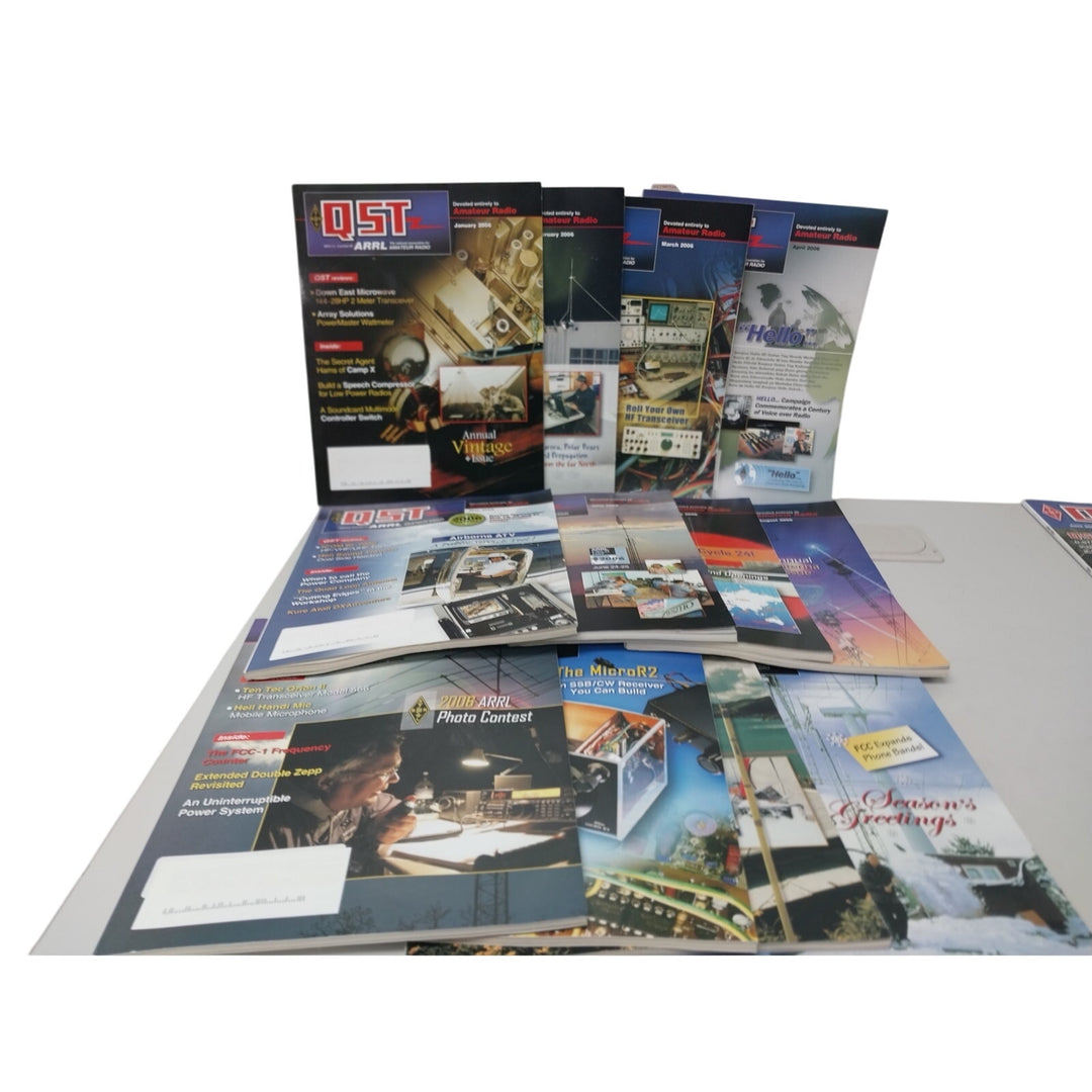 2006 QST National Assn Amateur Radio Magazine FULL Year 12 Issues Lot