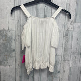 New IN Girl San Francisco Girls XL Off Shoulder Rayon Gathered Peasant Blouse