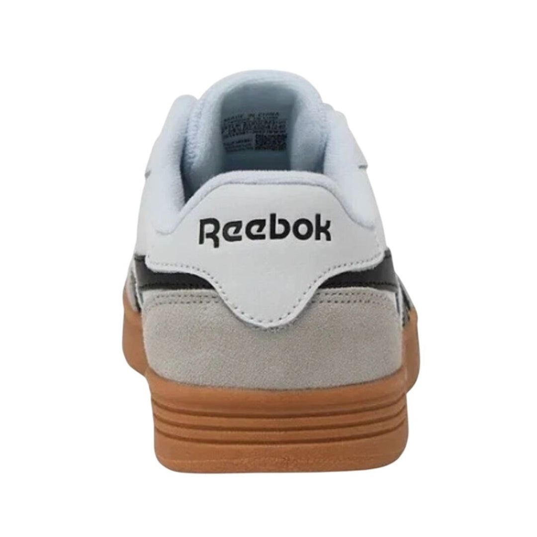 Reebok Womens Size 6 White Mist Gray Athletic Sneakers Low Top Lace Up Shoes