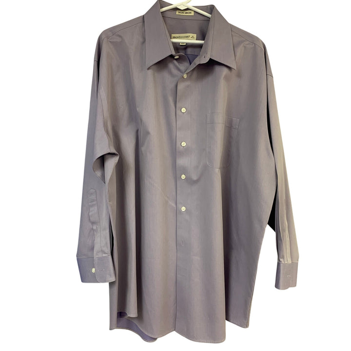 Lot of 2 Joseph Abboud Pronto Uomo Mens 18 32/33 Long Sleeve Button Up Shirts