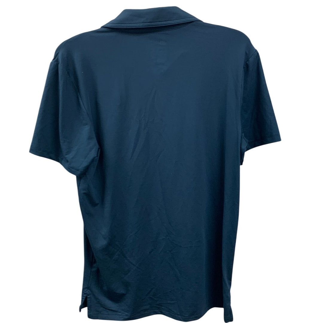 New All In Motion Mens Small Moisture Wicking No Roll Collar Stretch Polo Shirt