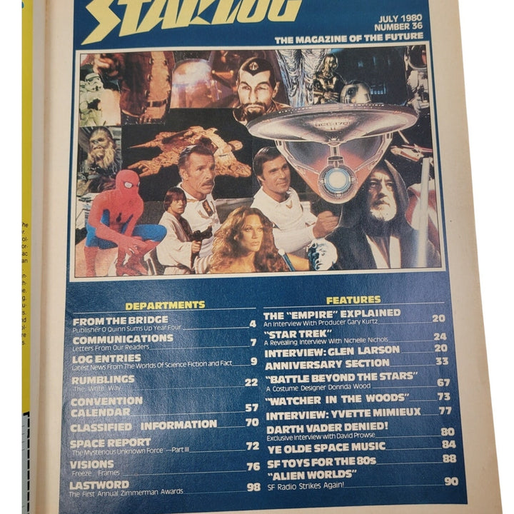 Vintage July 1980 Starlog The Magazine of the Future 