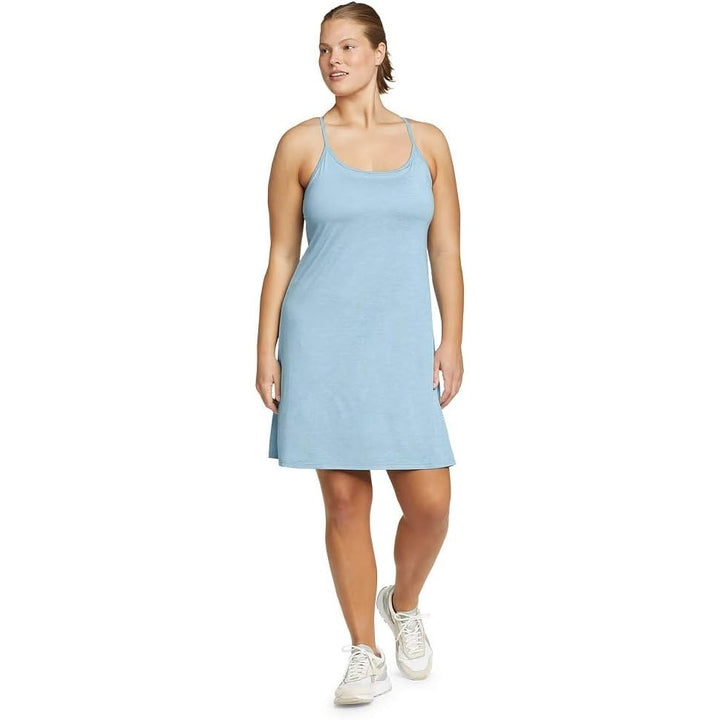 New Eddie Bauer Womens XXL Coast Blue Resolution Sleeveless Athletic Sport Dress