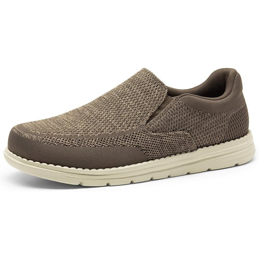 New Bruno Marc Mens Size 10.5 Sand Brown Slip On Loafer Casual Lightweight Shoes