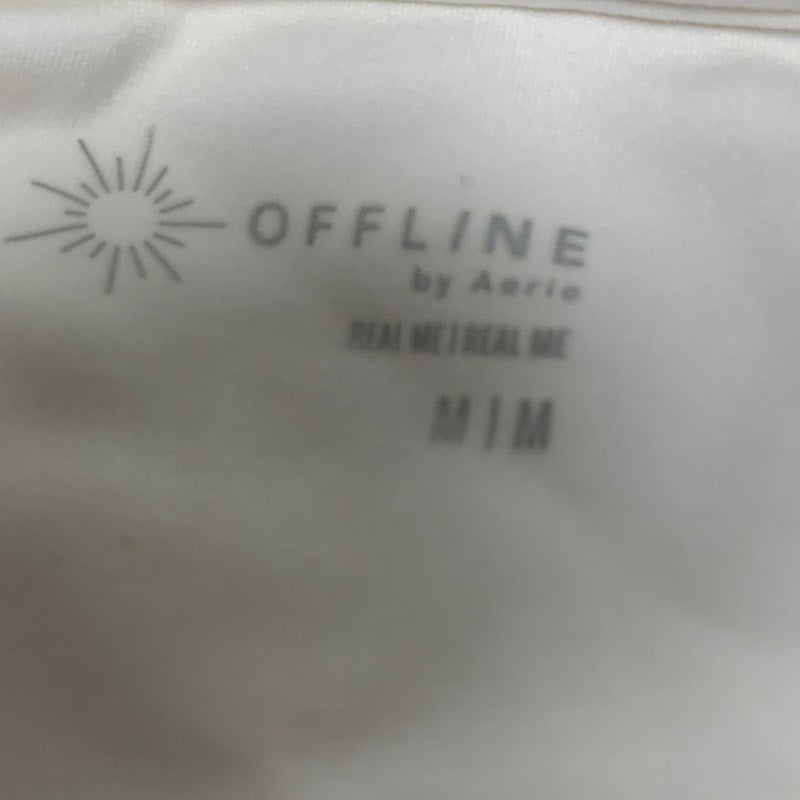 New Offline by Aerie Womens Medium Long Sleeve V Neck Collared Athletic Shirt
