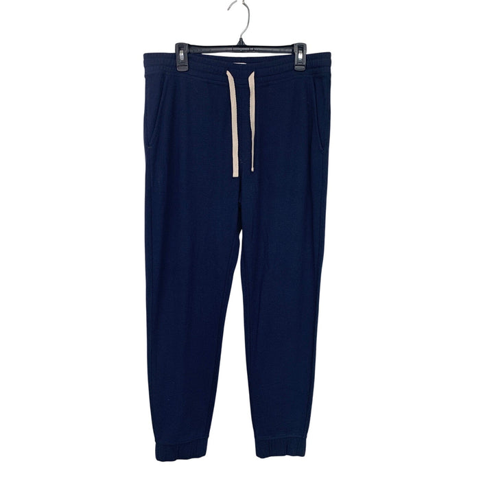 New American Eagle Mens Medium Navy Blue Drawstring Waist Jogger Sweatpants