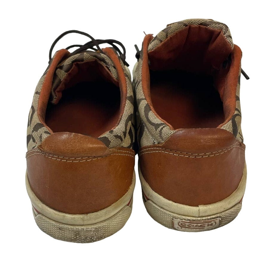 Coach Leatherware Bobbi US Size 6.5 Canvas Upper Elastic Shoestring Sneakers