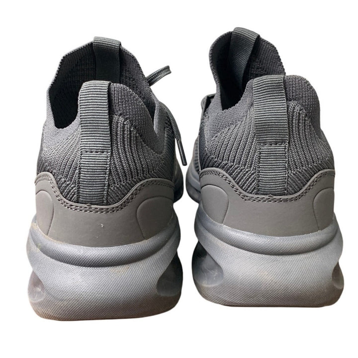 Giniros Womens Size 8 Gray Mesh Slip On Walking Running Breathable Sneaker Shoes