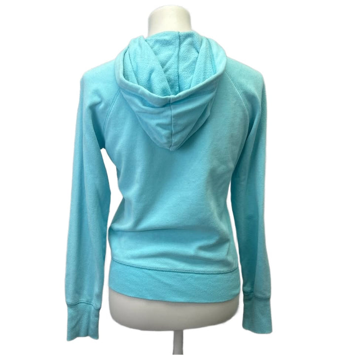 Hand Printed Upcycled Womens Small Peony Flowers Full Zip Lightweight Jacket
