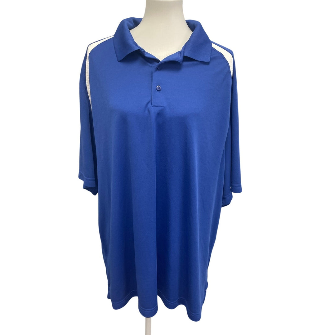 Sport Tek Mens 3XL 100% Polyester Short Sleeve Collared Polo Shirt