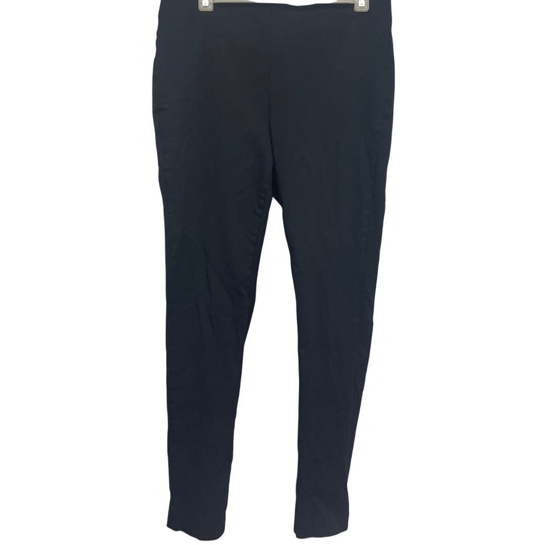 MICHAEL Michael Kors Womens Small Elastic Waist Pull On Basic Black Leggings
