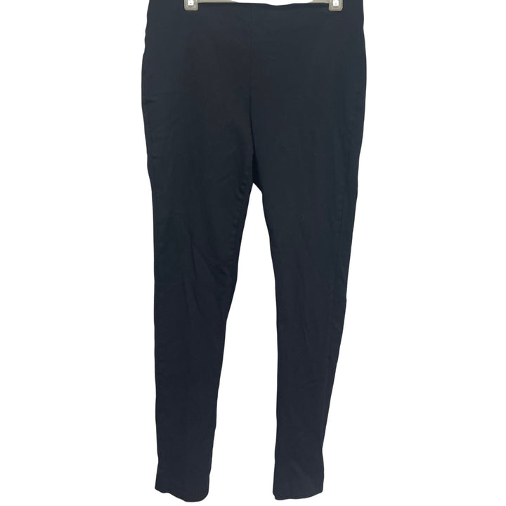 MICHAEL Michael Kors Womens Small Elastic Waist Pull On Basic Black Leggings