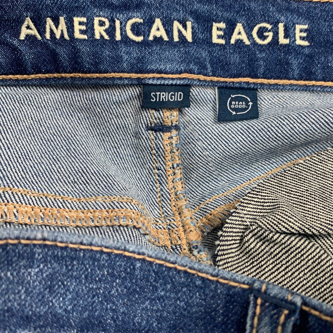 New American Eagle Womens Size 6 Super High Rise Baggy Straight Denim Jeans