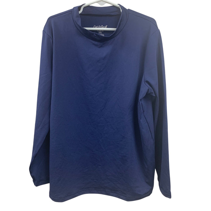 New Cat &amp; Jack Kids Large (10/12) Husky Long Sleeve UPF 50+ Swim Shirt