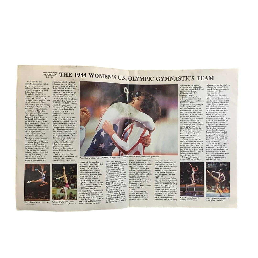 Vintage 1984 Olympic Women&