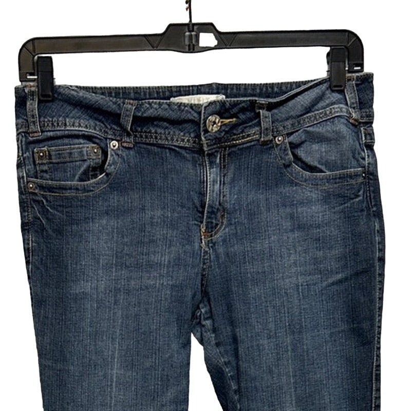 Mixit Womens Size 14 Short Stretch Cotton BootCut Medium Wash Denim Jeans